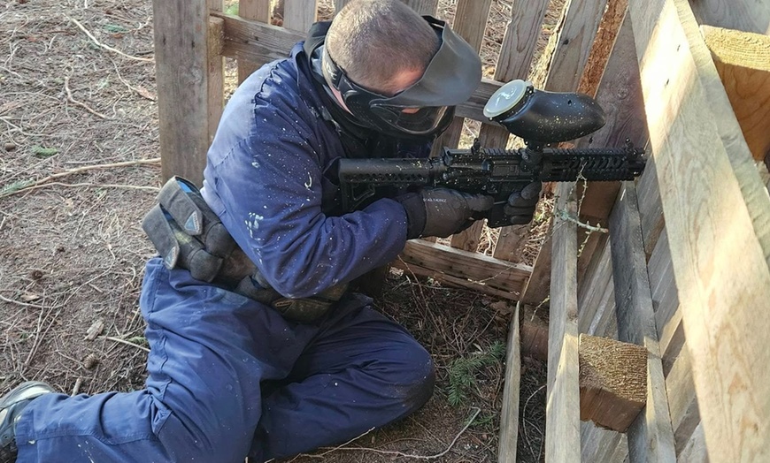 Image 5: Half-Day Paintball- Groups of 5, 10, or 15 with 100 Paintballs Each!