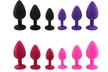 3Pc/Set Silicone Diamond Anal Plug Soft Massager Jewelry Anal Sex Toys Trainer - Second Medium