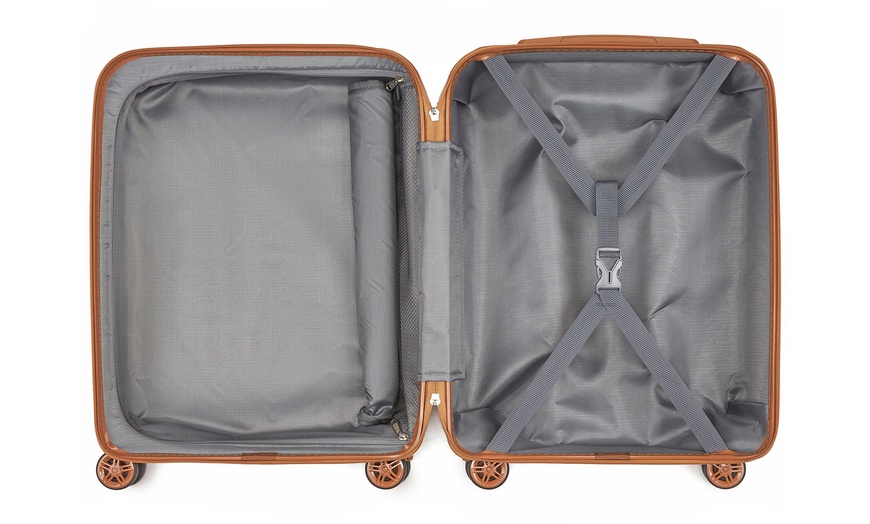 Image 8: 1x oder 3x Kono Hartschalen-Reisekoffer