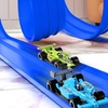 Image 8: Five Meter DIY Flexible Car Track Racing Set for Indoor Outdoor Play