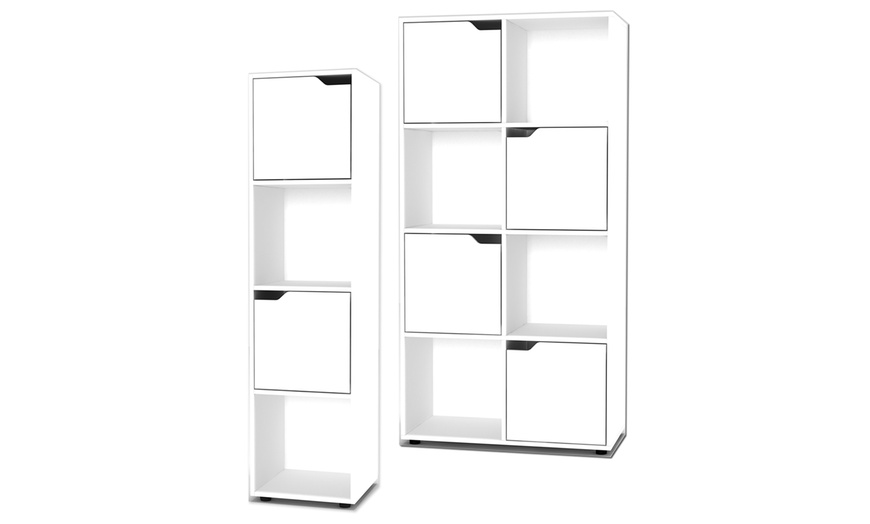 Image 12: Cube Bookcase with Door