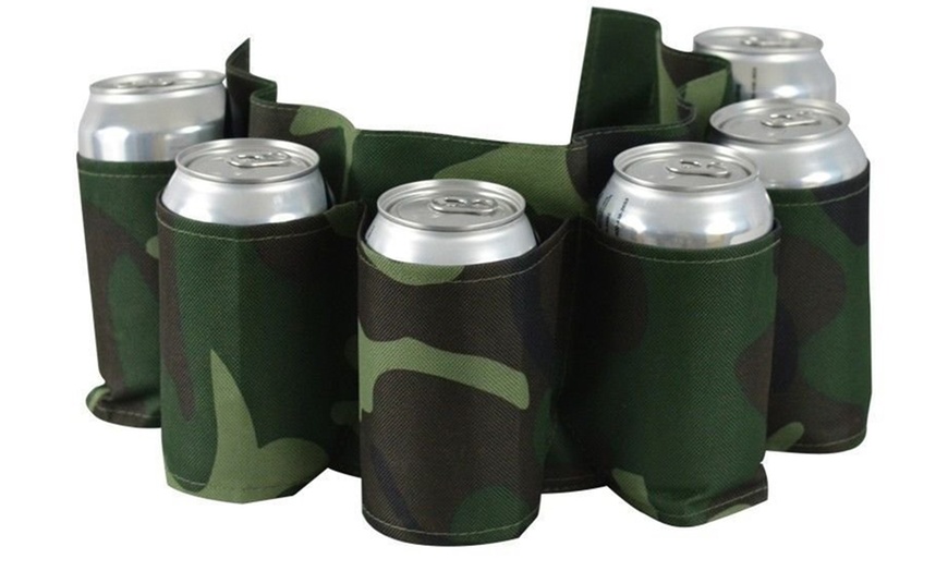 Image 4: Beer Six-Pack Holder Belt