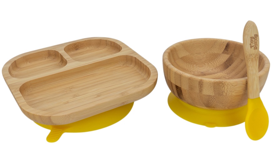 Image 2: Children's Bamboo Feeding Set