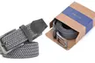 Gallery Seven Men's Braided Fabric Casual Stretch Belt - Second Medium