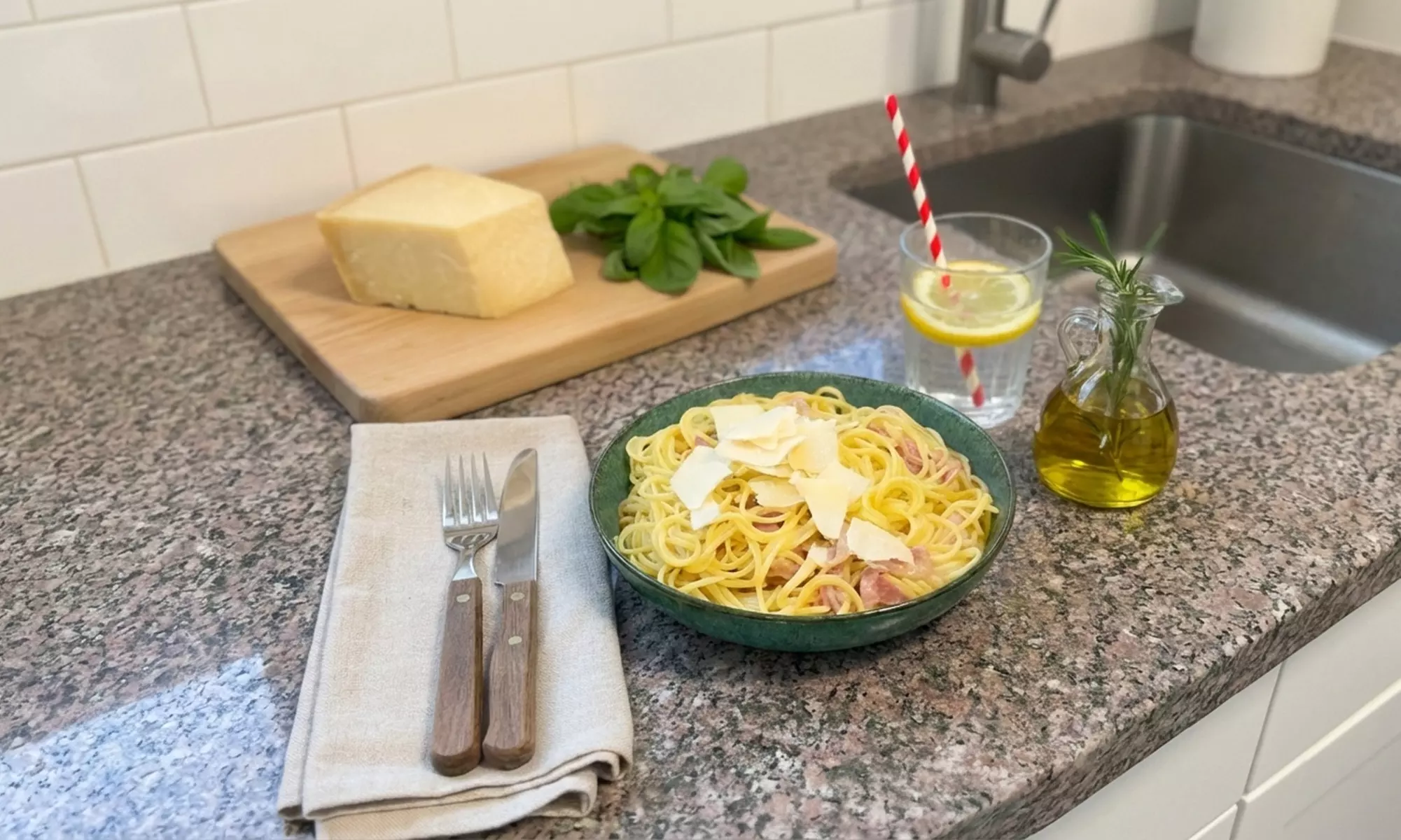 Festin italien au bord de l'eau à La Vita Attiva
