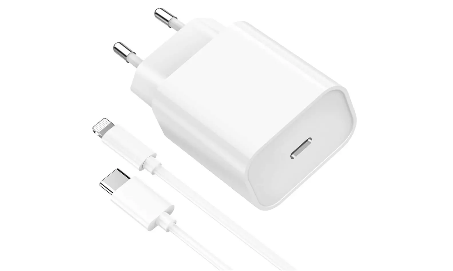 1x,oder 2x Schnellladegerät mit Lade-Kabel für iPhone oder Pad