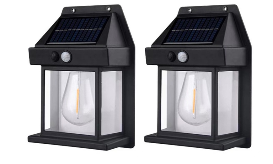 Image 7: Up to Four Pieces of Motion Sensor Solar Wall Lights