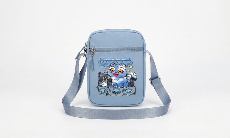 Image 5: Cartoon-Inspired Print Phone Pouch Crossbody Purse