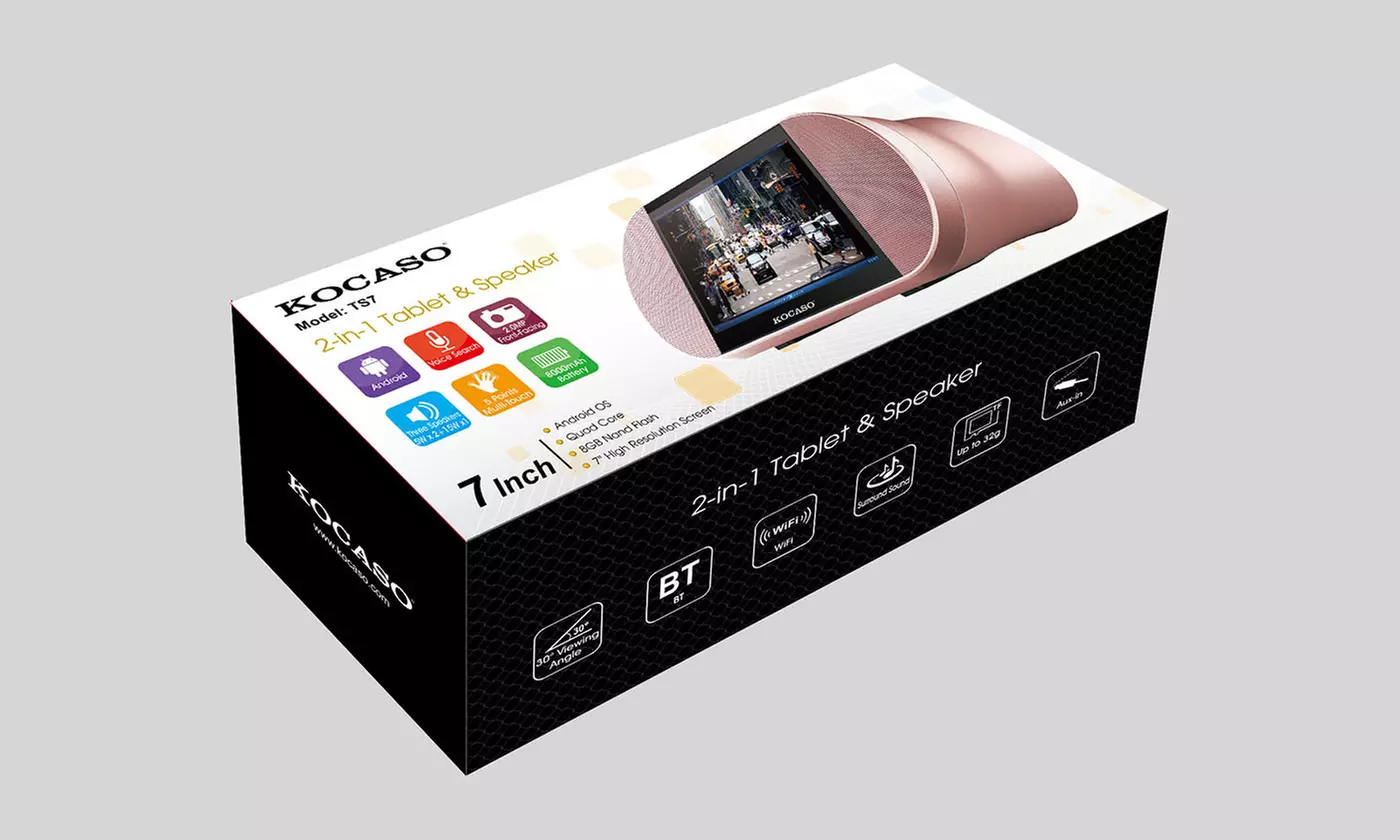 KOCASO TS7 25W Bluetooth Speaker with Android Tablet Interface - Second Medium