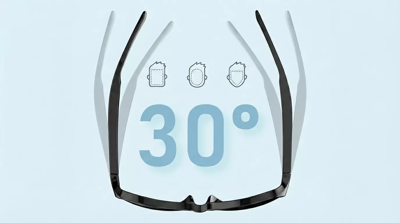 Occhiali smart con auricolari integrati