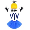 Image 2: 5-Piece Minion-Inspired Costume Set; Adjustable Fit and Classic Design