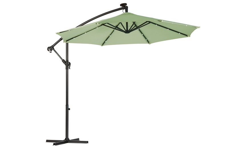 Image 12: Cantilever Parasols - Standard or Solar LED + Optional Base