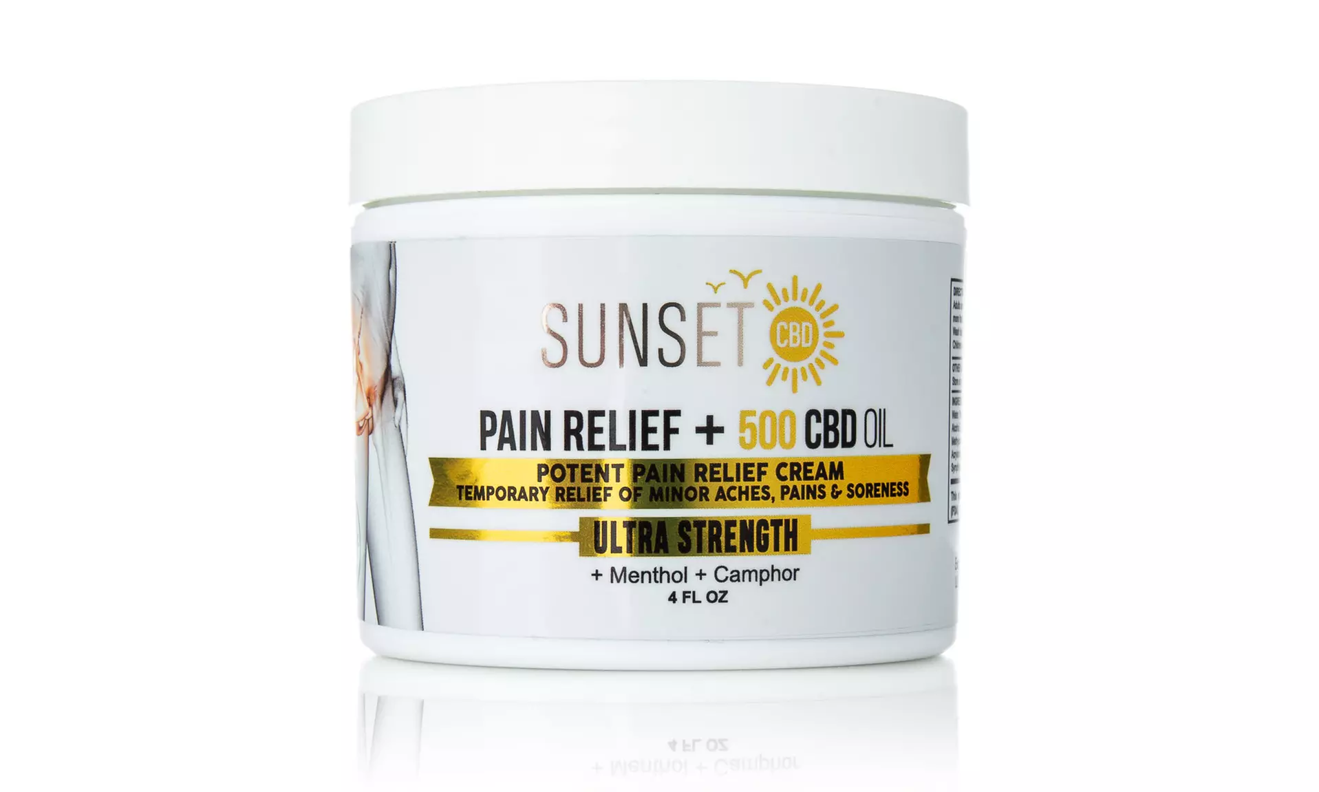 CBD Pain Cream & Camphor  (Up to 3000 MG) - Up to 65% Off