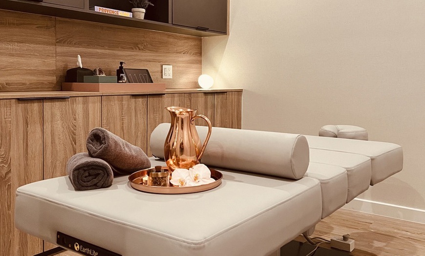 Image 5: Relax with 30-Min Massage and 30-Min Infrared Sauna Sessions to Choose