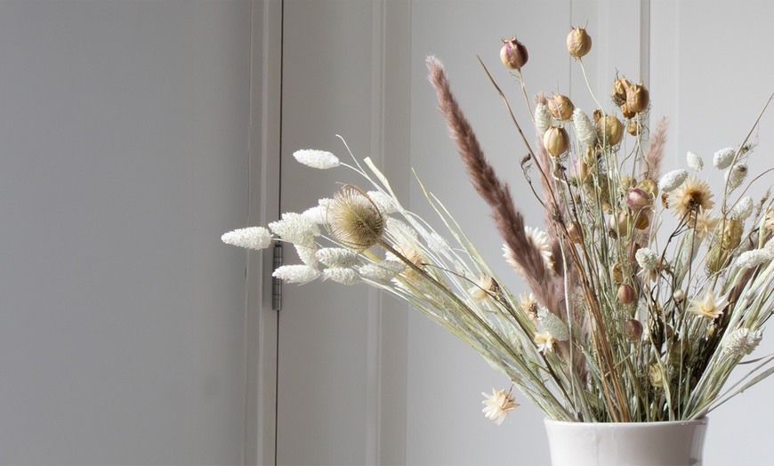 Image 3: Ramo de flores secas decorativas