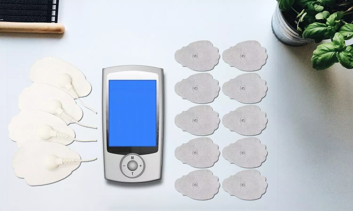 FDA Cleared 16 Mode TENS Unit Pulse Massager With Extra Pads