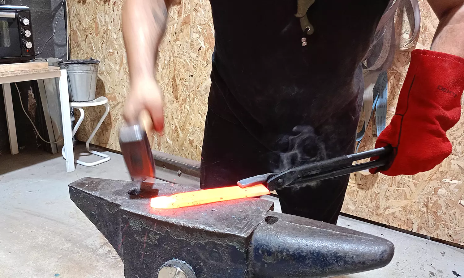 Curso de forja para crear un abridor, cuchillo o cuchillo vikingo