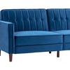 Image 9: HomCom Three Seater Sofa-Bed