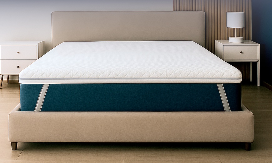 Image 2: Topper in Memory Foam a 9 zone differenziate 
