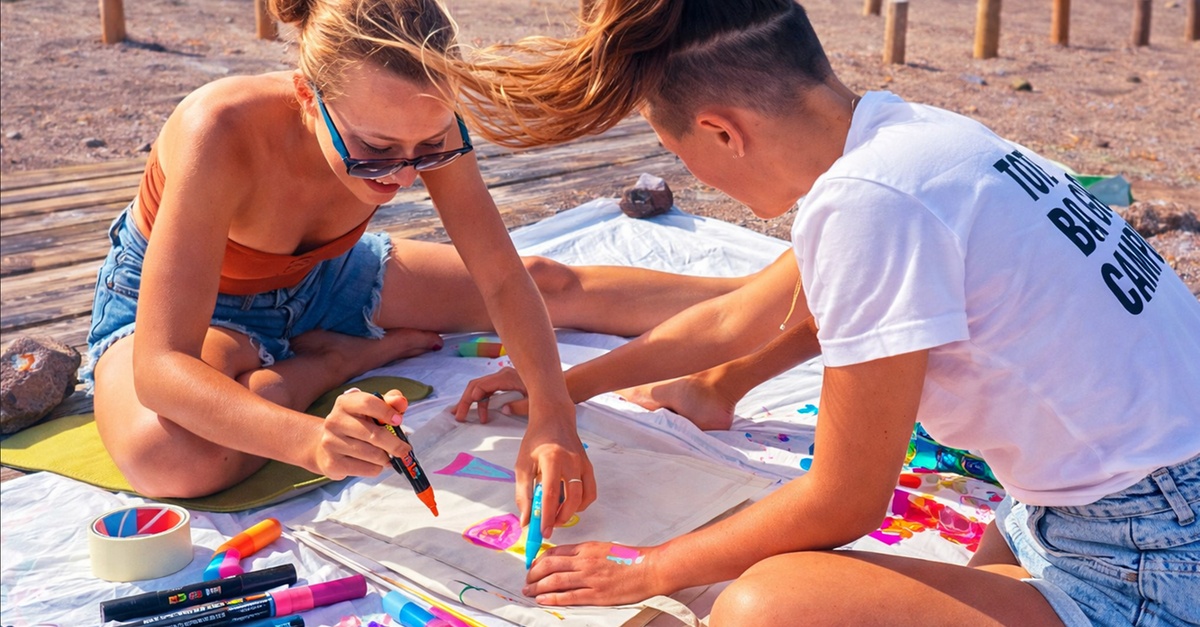 Taller de pintura de totebag o camiseta en Tenerife