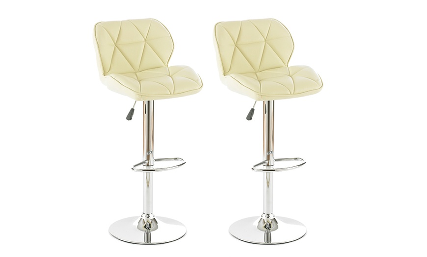 Image 3: Diamond Bar Stools