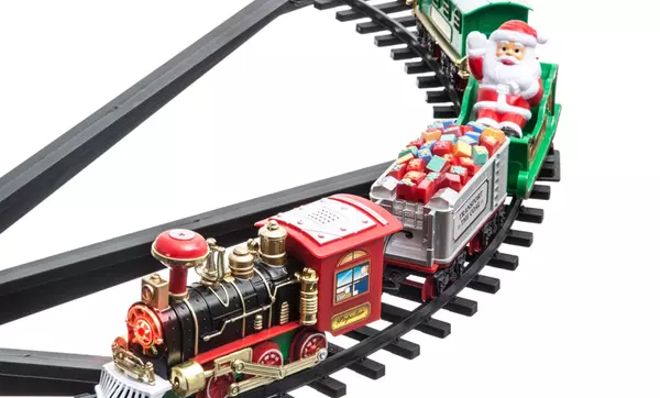 Train De Noël Avec Musique Train Sapin Avec Rails Train électrique Avec Son Et Lumière Train Train De Noël Avec Musique Train Sapin Avec Rails Train électrique Avec Son Et Lumière Train