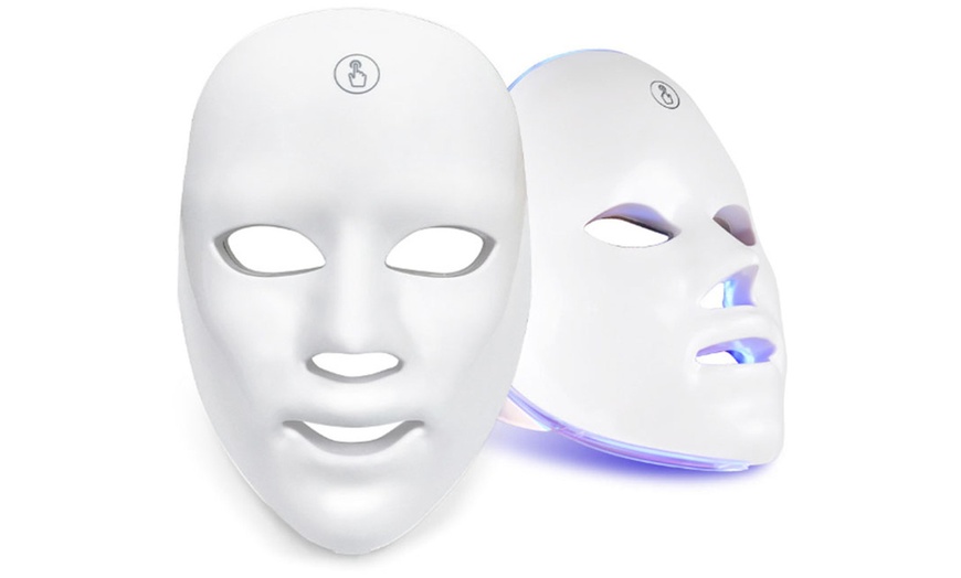 Image 3: LED Rejuvenation Light Therapy Facial Mask
