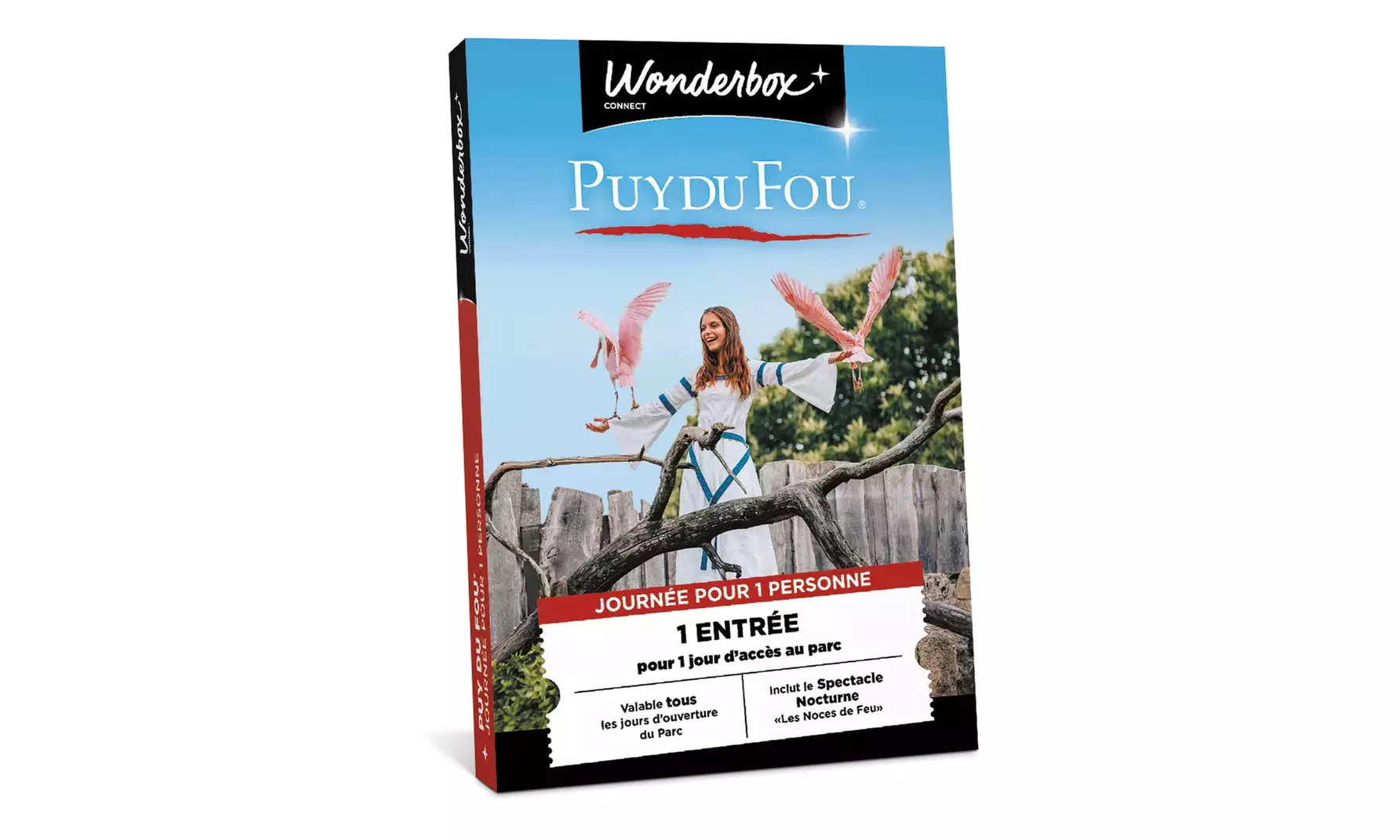 E-coffret Wonderbox Connect avec entrées au Puy du Fou : 1 à 3 jours d’émotions en famille - Primary Image