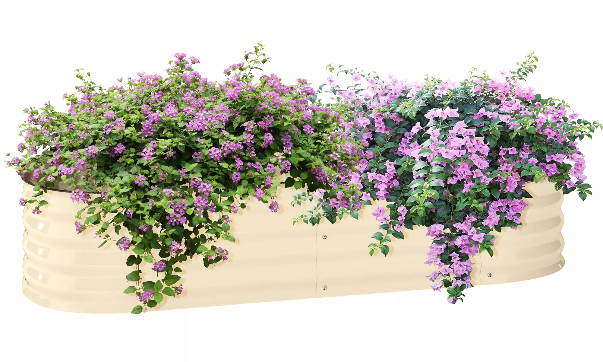 Outsunny Galvanised Steel Raised Garden Planter