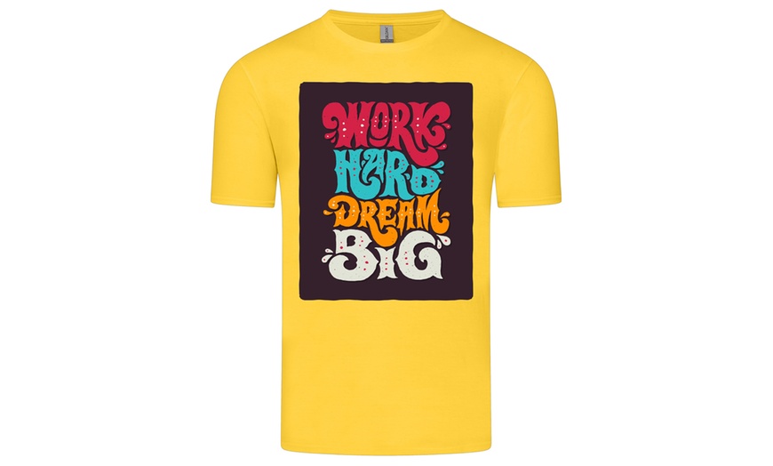 Image 1: Work Hard, Dream Big T-Shirt