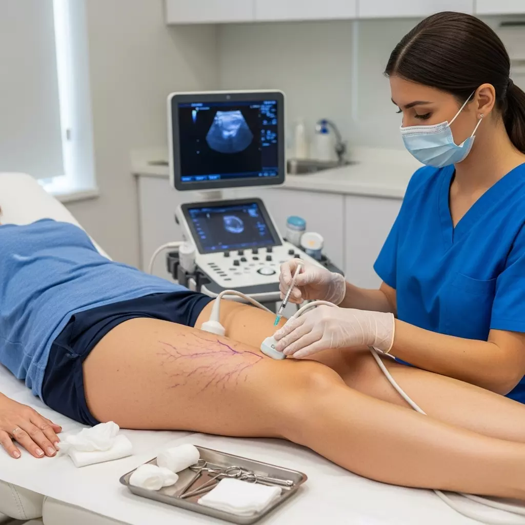 Spider Vein Removal - Injection at Charming Skin Vein Center