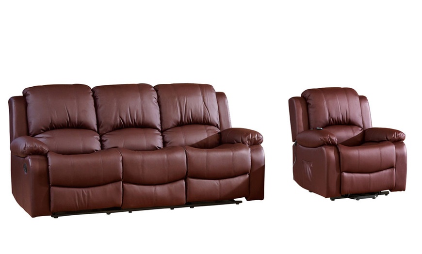 Image 17: Up to Three Reclining Sofa Sets 