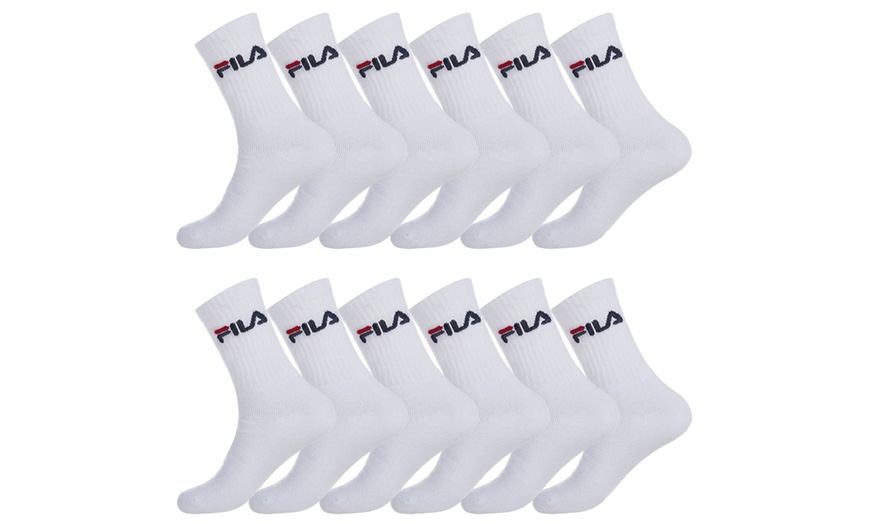 Image 3: Lot de 12 paires de chaussettes tennis Fila