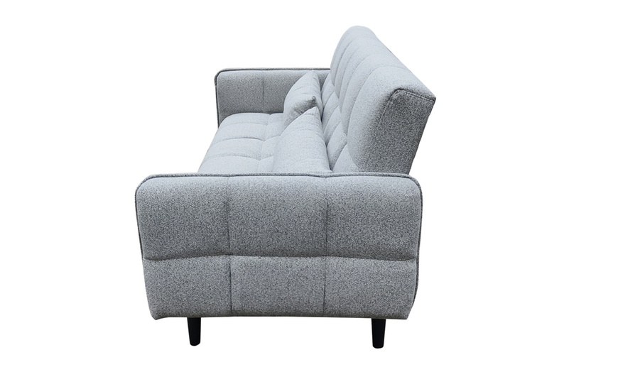 Image 13: DS Living Bello 2 Seater Sofa Bed in Grey or Silver