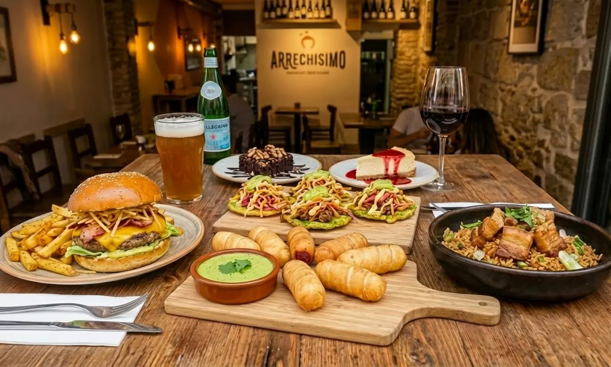 Menú fusión internacional para 2 o 4 personas