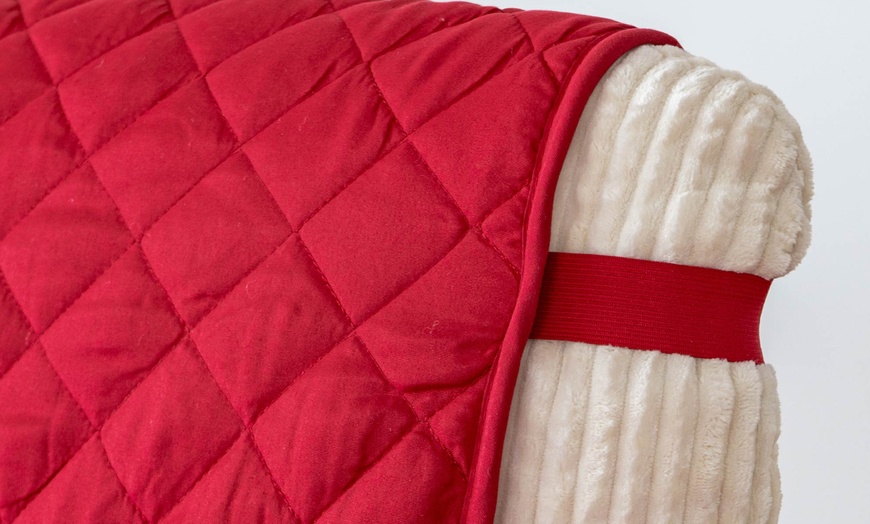 Image 36: Copridivano trapuntato antmacchia