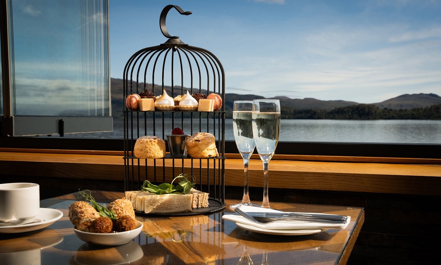 Image 3: Morning or Afternoon Tea with Prosecco on Loch Lomond with Spa Upgrade