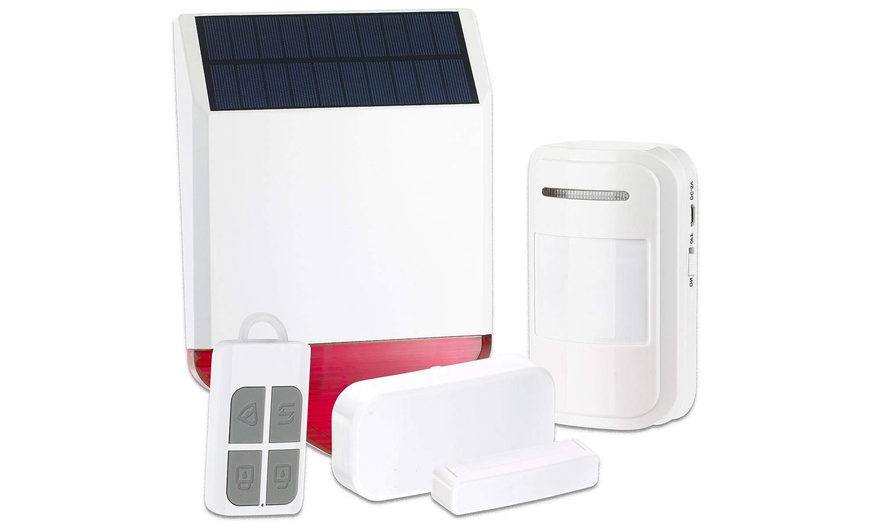 Image 1: Alarme solaire sans fil VisorTech XMD-4400 avec sirène 110 dB