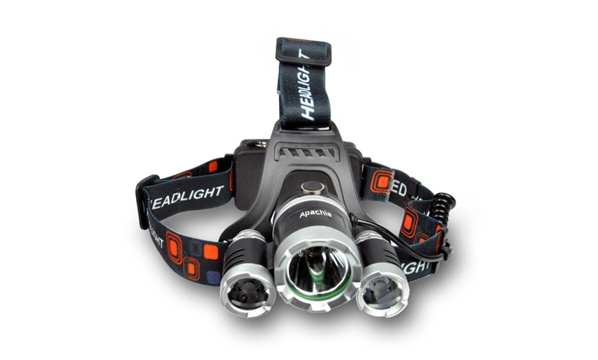 Image 7: 800 or 2400 Lumen Head Torch