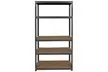 One or Two 150x70cm Heavy Duty Five-Tier Boltless Racking - Second Medium