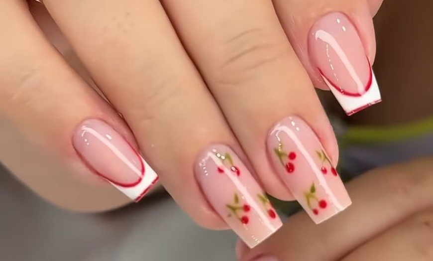 Image 4: Transform your Nails with Hard gel Nail Extension with design