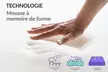 Matelas Sampur hybride mémoire de forme gel et ressorts ensachés, livraison offerte - Image 6