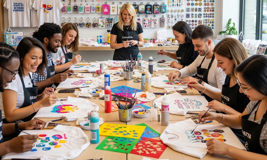 Image 1: DIY T-Shirt, Long Sleeve Tee, Or DIY Small / Large Croc Bag Design