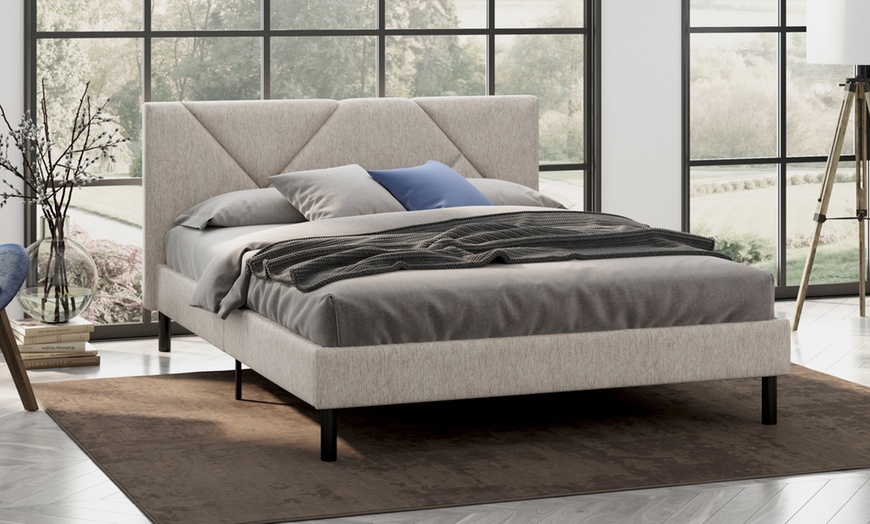 Image 1: Lit en tissu "Ric"