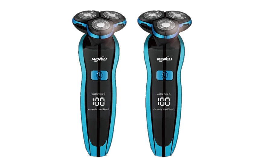 Image 4: Máquina de afeitar eléctrica e inalámbrica con cabezales 3D