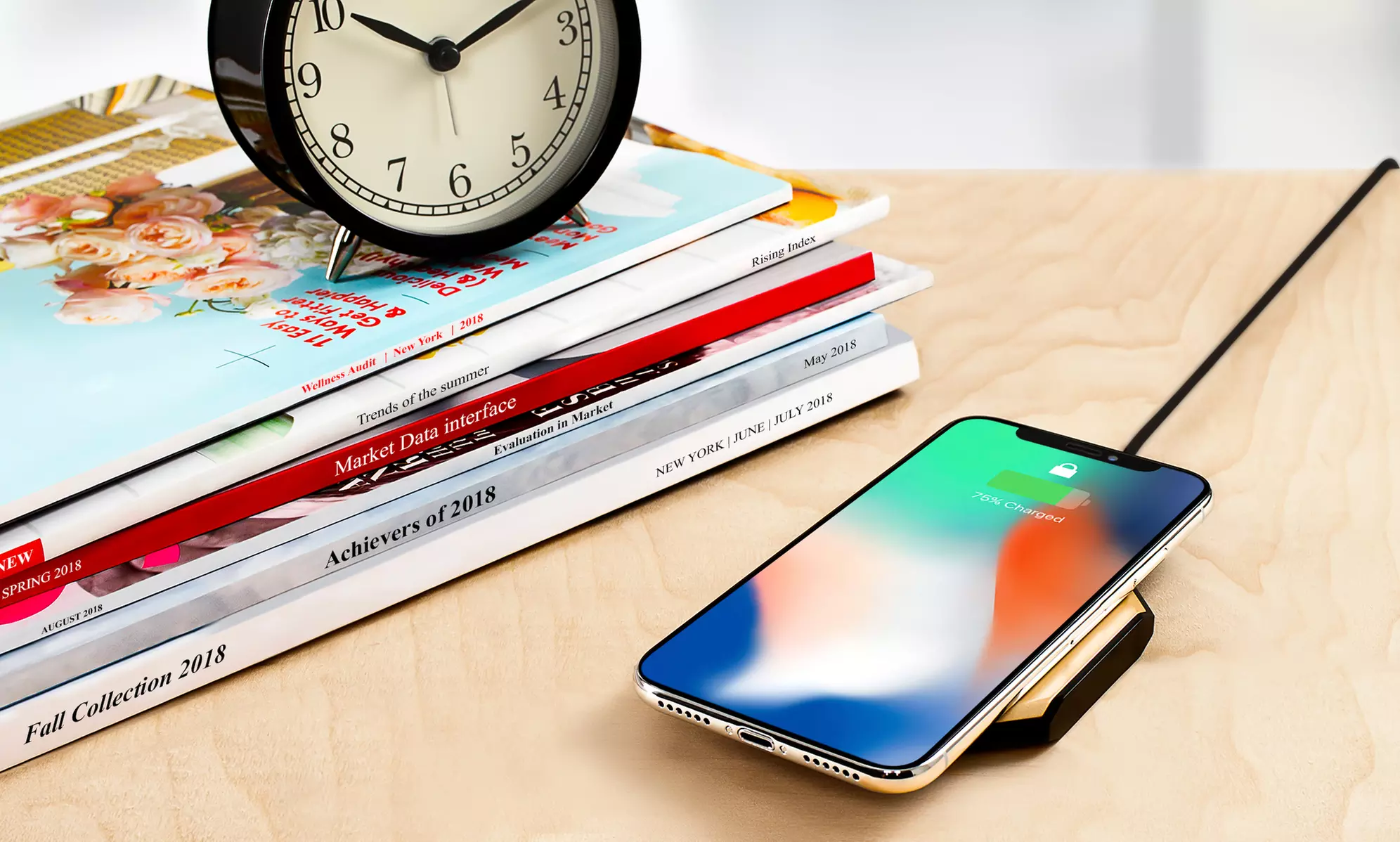 MVMT Qi-Certified Sleek-Design Wireless Cell Phone Charger - Primary Image