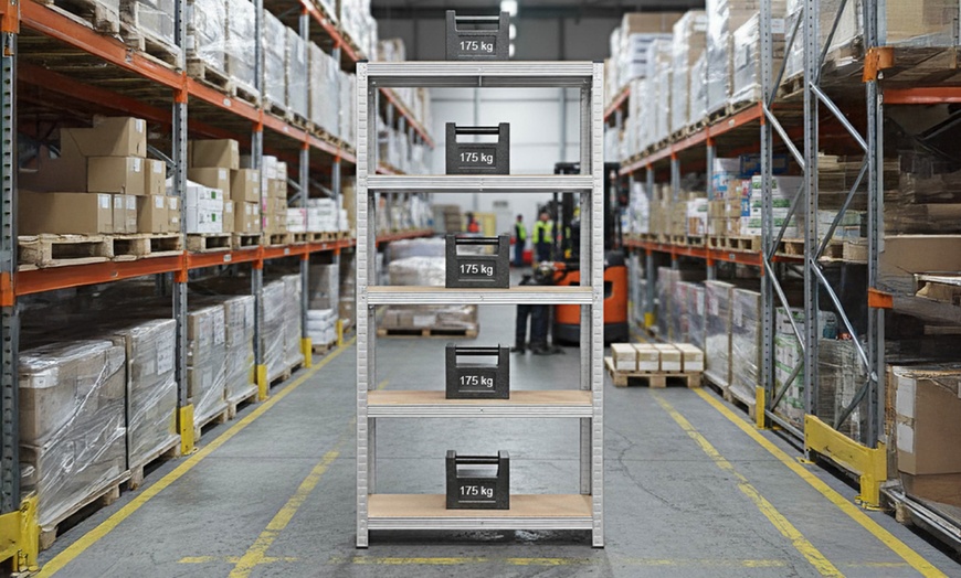 Image 4: Set di 2 scaffali in metallo