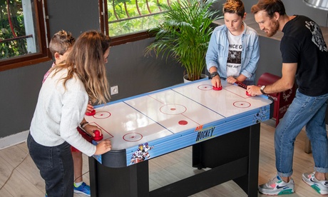 Mesa de hockey de aire teenager de JT2D, Blue