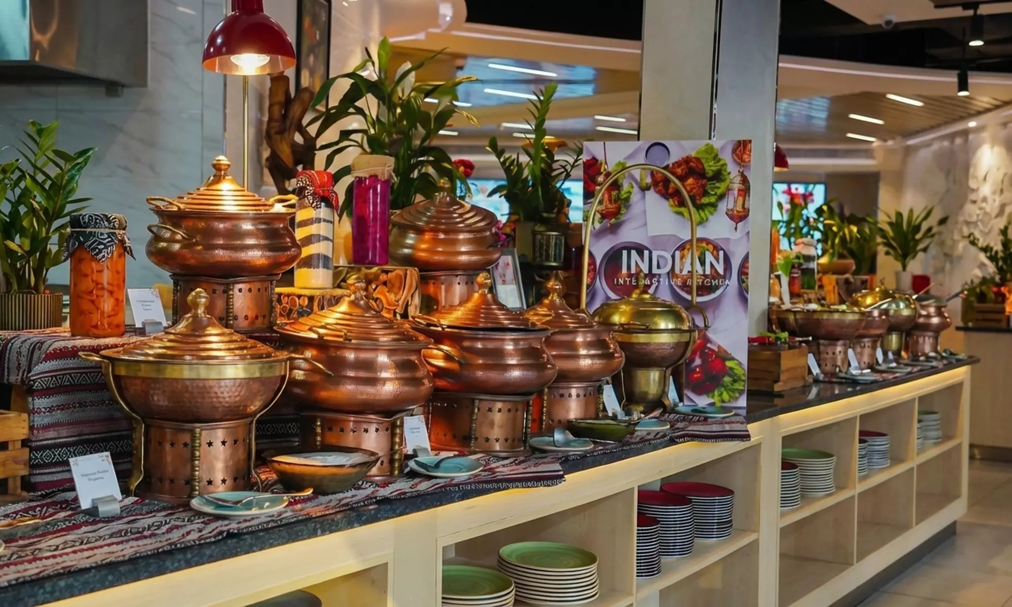 Eid Buffet Plus Live Cooking Stations with Drinks and Outdoor Vibes