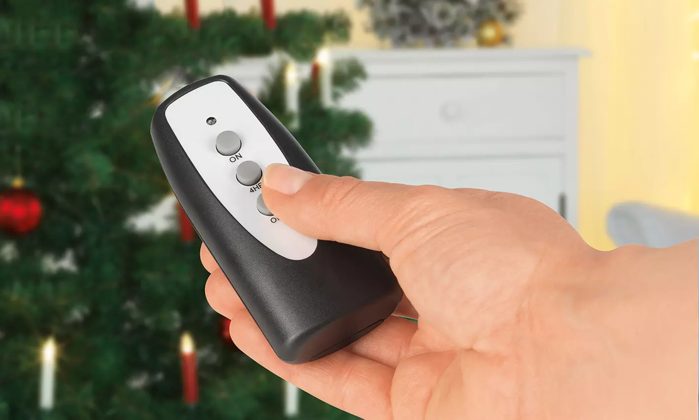 CHRISTmaxx Kerzenzauber mit 15 kabellosen LED-Kerzen zum Anklemmen, Aufstellen oder Aufhängen (45% sparen*) - Second Medium